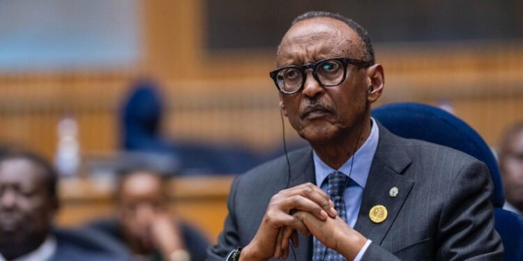 The President of Rwanda, Paul Kagame.